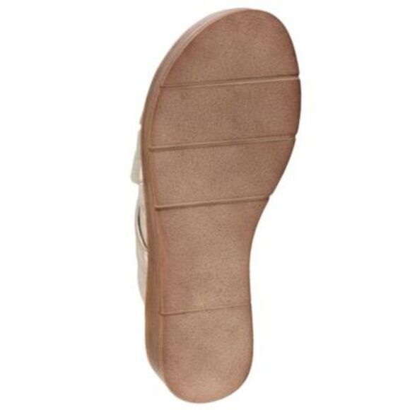 BELLA VITA Womens Champagne Gold Tor-italy Wedge Slip On Slide Sandals 8 M - Picture 4 of 5